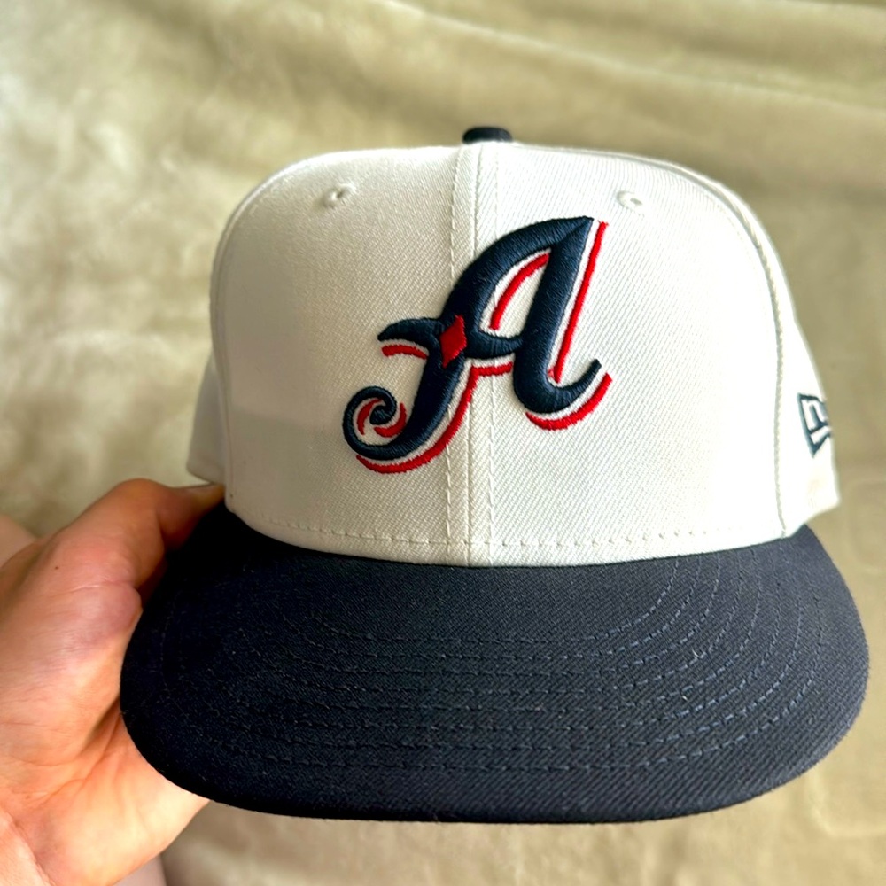 Reno Aces Milb white fitted hat size 7